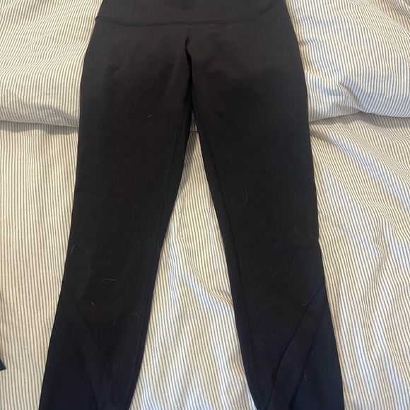 Lululemon Wunder Under Crop High Rise Roll Down Scallop Luxstream 4 - Picture 5 of 7